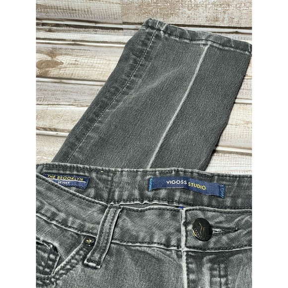 Vigils Studio Women’s Jeans The‎ Brooklyn Skinny 5-6/28 Black Distressed - Picture 3 of 8